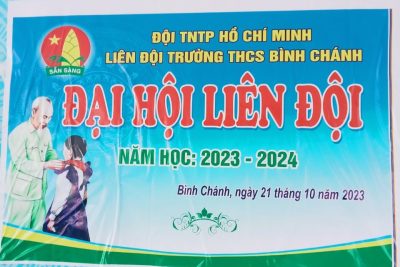 ĐẠI HỘI LIÊN ĐỘI TRƯỜNG THCS XÃ BÌNH CHÁNH NĂM HỌC 2023-2024